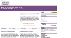 Desktop Screenshot of fitrechner.de